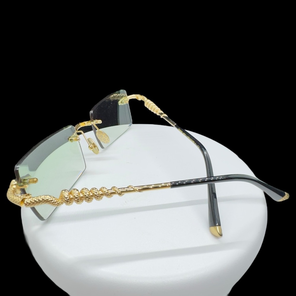 NEW Unisex James Oro Serpent Authentic - Green Tint/Gold - Picture 11 of 16